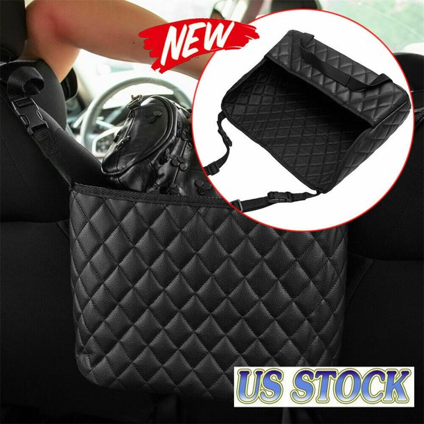 2Z Car Net Pocket Handbag Holder Between Seats Universal Purse Pouch