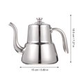 thumbnail image 3 of OULII 1Pack Grey Water Kettle Stainless Steel for Kitchen Practical Design, 3 of 8