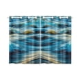 thumbnail image 1 of BSDHOME Running Water Window Curtain Kitchen Curtain 26x39 inches (Two Piece), 1 of 3