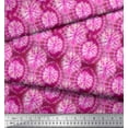 thumbnail image 3 of Soimoi Pink polyester Crepe Fabric Ombre Tie-Dye Fabric Prints By Yard 42 Inch Wide, 3 of 3