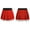 Red, variant on iiniim Kids Girls School Uniform Cheerleading Performance Skorts Skater Tennis Scooter Pleated Skirts Blue 12