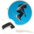 thumbnail image 4 of Correas de esquí: 6 piezas de bastón y portaesquís para transportar el equipo arriba y abajo de las pistas, correa de hombro ajustable para snowboard, 4 of 5