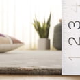 thumbnail image 4 of Artcore SA4 Grey Abstract Geometric Handmade Wool Area Rug – 6x9 ft, 4 of 5