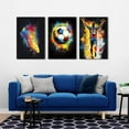 thumbnail image 4 of Graffiti Gaming Wall Decor Cool Gamer Room Decor for Teen Boys Street Pop Game Wall Hieng for Men Bedroom Cyberpunk Gamepad Headphones Canvas Pictures Playroom Living Room Home Decorations, 4 of 6