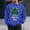 Blue, variant on QUNYINEY Casual Sweatshirt Men Crew Neck St Patricks Day Long Sleeve Green Tops Drop Shoulder Loose Pullover Sweatshirts