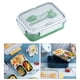 thumbnail image 5 of Rejillas para lonchera Bento Box de acero inoxidable, recipiente hermético para comida sellada Verde, 5 of 9