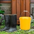 thumbnail image 6 of LOLIPPYY Set of 2 Yellow Multipurpose Storage Buckets for Home, Garden, and Outdoor Use - and Practical Containers, 6 of 8