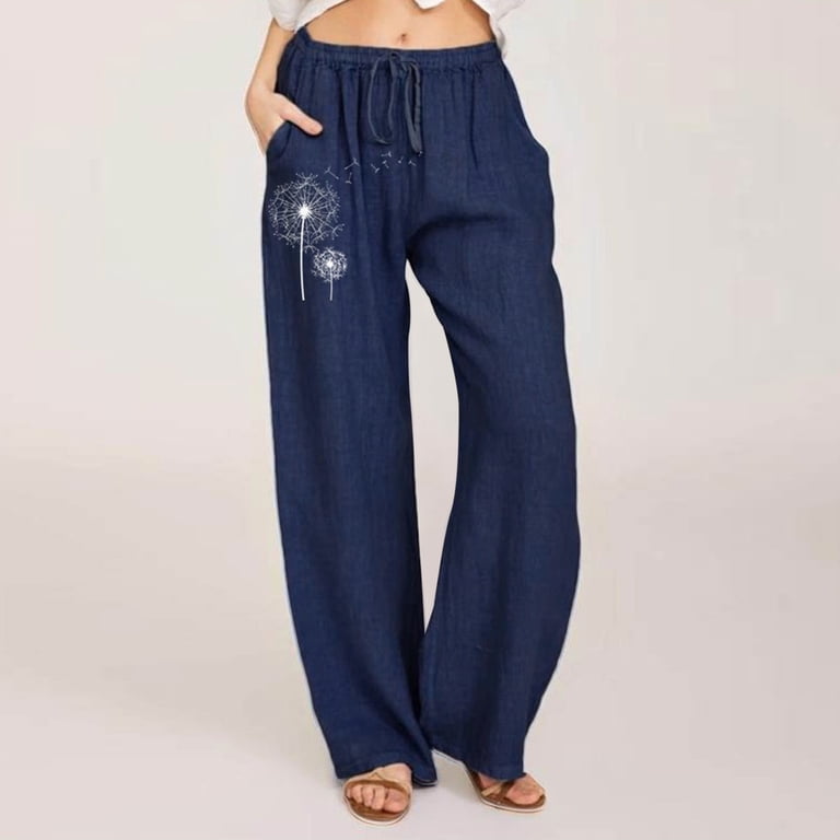 plus size curvy fit dress pants gvdentm Linen Pants Women's Plus Size Curvy Fit Gabardine Bootcut Dress  Pants Casual