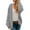 Gray, variant on Lovskoo 2024 Cardigan Sweaters for Women Open Front Solid Color Cable Knit Loose Knitwear Oversized Winter Outerwear Tops Red