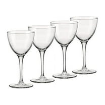 Bormioli Rocco 122113GRS021990 Novecento Stemware Nick & Nora Glass, Set of 4, 5.25 oz, Clear