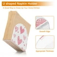 thumbnail image 5 of Yayeee Napkin Holder for Table Kitchen Paper Tissue Organization, Hand Drawn Hearts, 5 of 8