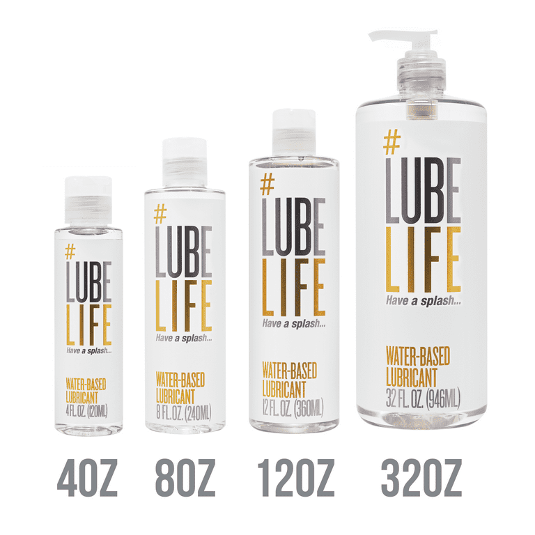  #LubeLife Water Based Personal Lubricant, 55 Gallon Sex Lube  for Men, Women and Couples (Free of Parabens, Glycerin, Silicone and Oil) :  Health & Household