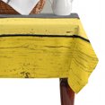 thumbnail image 4 of Yellow Grey Table Cloth Waterproof Tablecloths, Vintage Stripe Farmhouse Wood Grain Ombre Tablecloth Dining Table Cover for Kitchen Party Tabletop Outdoor, Rectangle Tablecloth 60x84 Inch, 4 of 9