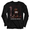 thumbnail image 1 of Muhammad Ali Lewiston Me 65 T-Shirt Noir à Manches Longues, 1 of 2