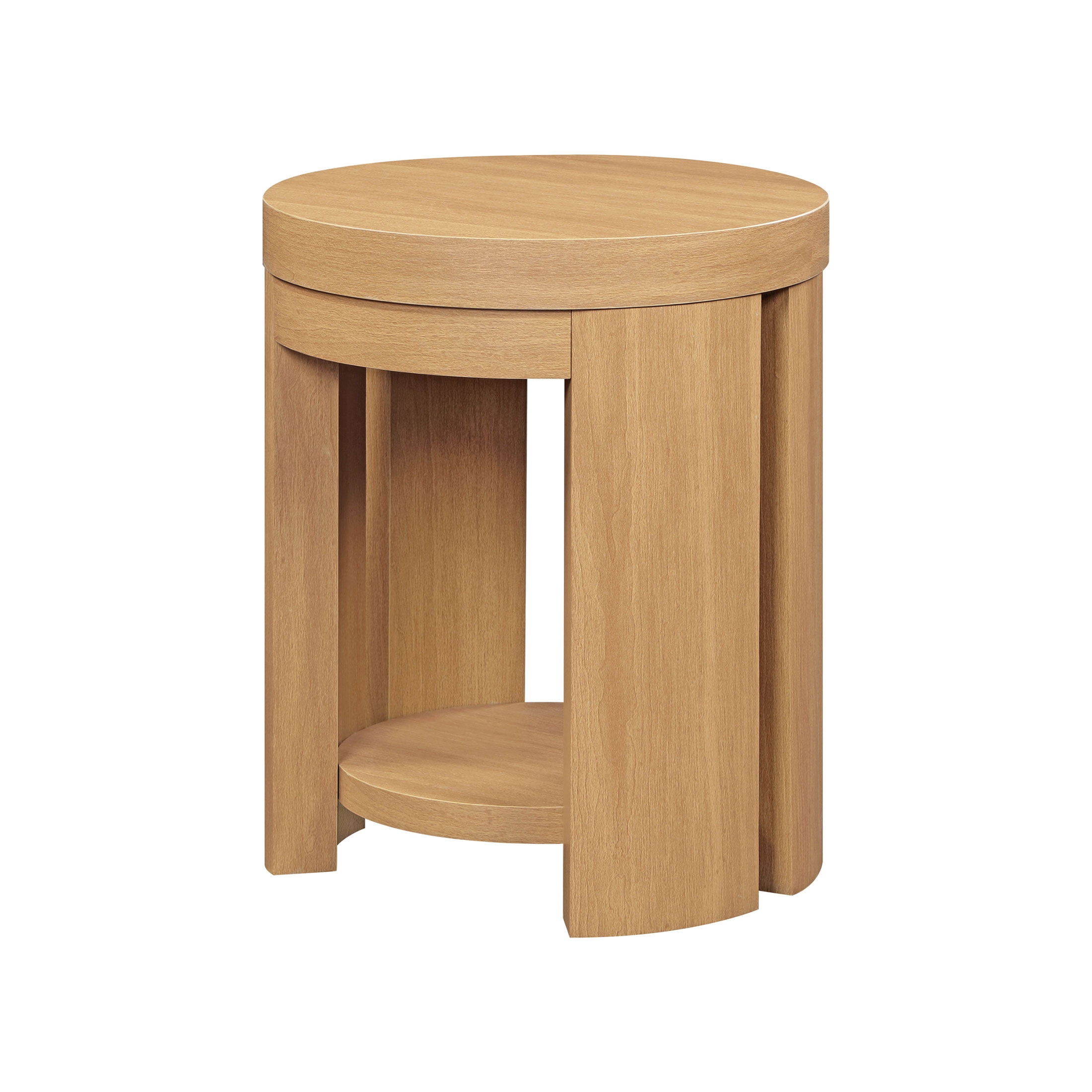 Beautiful Drew Side Table, Warm Honey finish