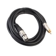 thumbnail image 1 of XLR a Cable para Micrófono Audio Adaptadores - Negro, 100cm 10 metros CUTICAT Parche de cable de audio y micrófono, 1 of 8