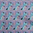 thumbnail image 1 of oneOone Polyester Spandex Turquoise Blue Fabric Florals Dress Material Fabric Print Fabric By The Yard 56 Inch Wide-WW, 1 of 1