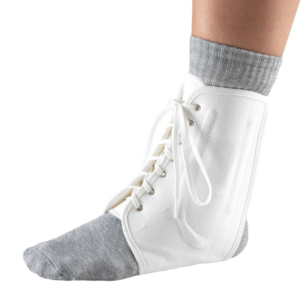 OTC High Performance Ankle Brace, White, XLarge