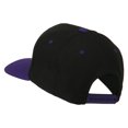 thumbnail image 3 of LA Embroidered Snapback Cap - Black Purple OSFM, 3 of 5