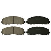 Premium Ceramic Disc Brake Pad FRONT Set KFE QuietAdvanced Fits: Heavy Duty Brakes, Dual Piston Caliper, 328mm Rotor, for Dodge, Chrysler, Jeep, RAM, VW Vehicles KFE1589-104