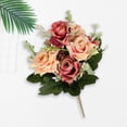 thumbnail image 6 of Bradem 12.2 Inch Rose Gold Artificial Rose Simulation Decorative Flower, Ornament Rose, Silk Flower, Faux Rose, Home Decor Flower, Artificial Bloom, 6 of 7