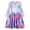 776Light Pink1566, variant on Rggeeun Toddler Doll And Girl Matching Nightdress Meraid Dress Nightgowns Girl Girl Doll Clothes Trendy Casual O-Neck Sundress