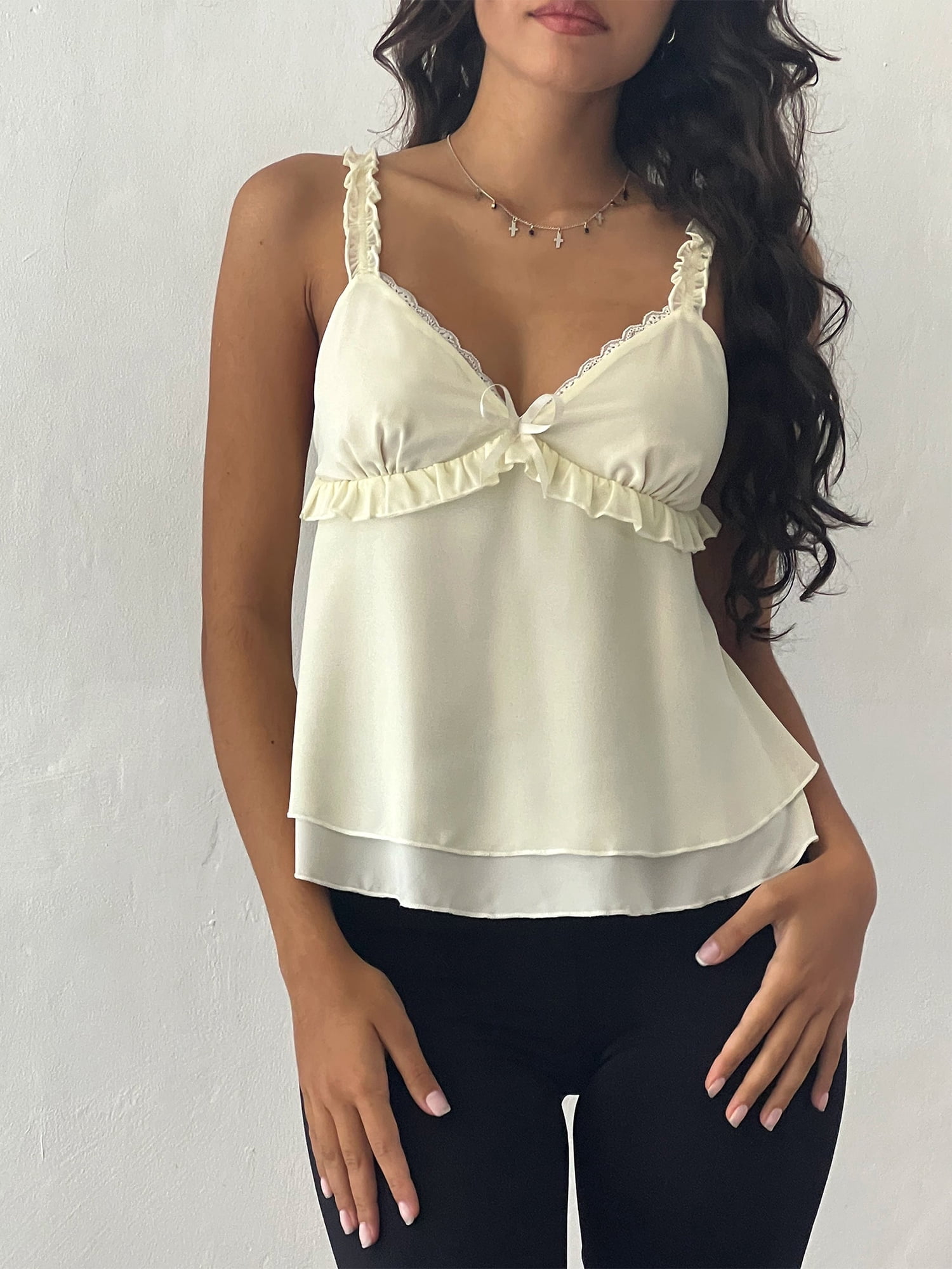 chiffon strappy top