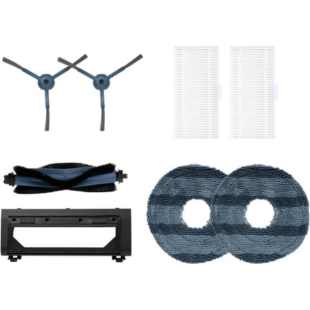 eufy Official Accessory Kit for Robot Vacuum Omni C20, 2 Side Brushes, 2 Washable Filters, 1 Rolling Brush, 1 Brush Guard, 2 Mop Pads