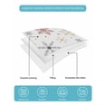 thumbnail image 4 of Twin Quilt Bedding Set, Christmas Snowflakes Reversible Summer Quilt 3 Pieces, Xmas Snowy Winter Simple Lightweight Bedspreads Coverlets with 2 Pillow Shams for All Seasons, 4 of 5