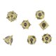 thumbnail image 1 of 7 PCS Metal Dice Set Polyhedral Portable Board Game Dice nced Scrolling Vintage Table Games Accessory Imitation Gold Black, 1 of 4