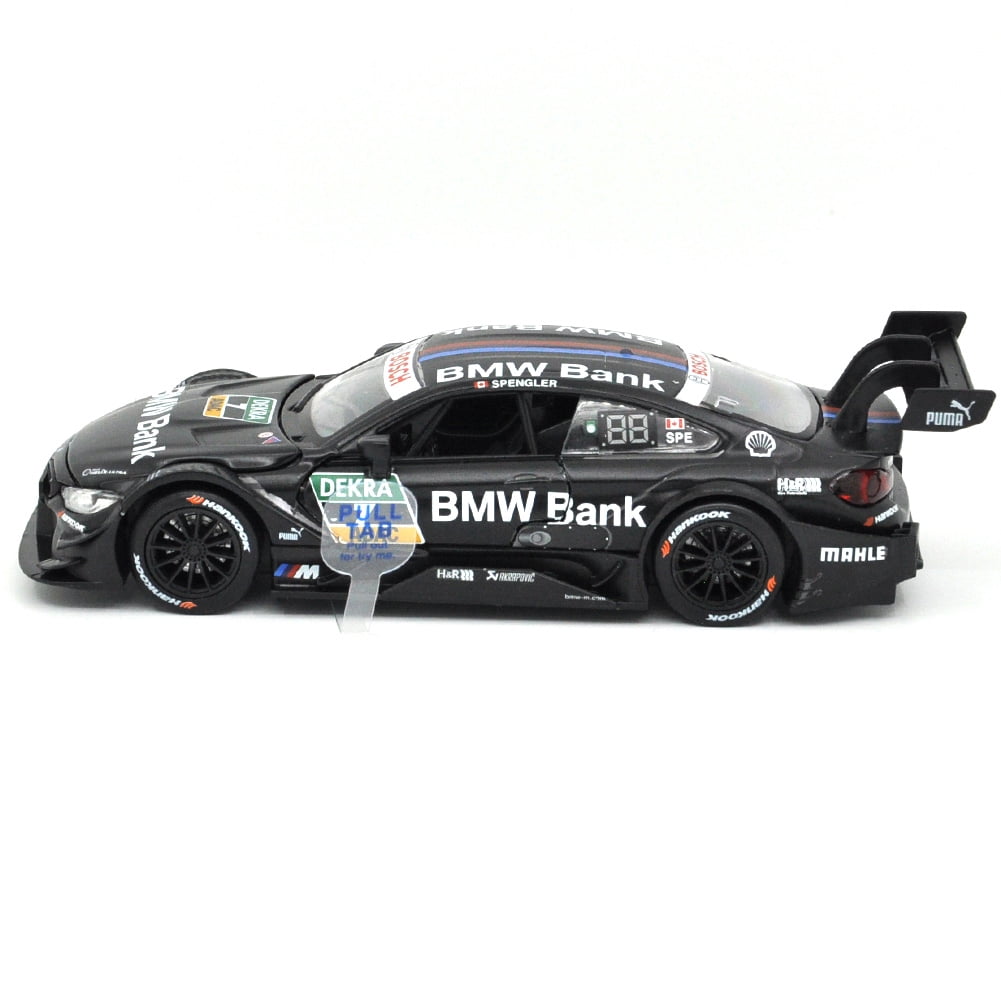 1: 32 Suitable for BMW M4 DTM Alloy Simulation Car Die Casting Model Dynamic Sound and Light Toy Series Collectibles Boy Birthday Gift