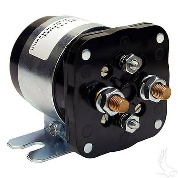 Solenoid, 48V 4 Terminal Silver, E-Z-Go Electric, Club Car Electric 98 , Yamaha Elec G19/G22