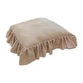 thumbnail image 4 of koolsoo Chair Cushion with Ties 40x40cm Cotton Filling Soft Comfortable Ruffles Seat Mat Seat Cushion for Farmhouse Home Wedding Decoration brown, 4 of 8