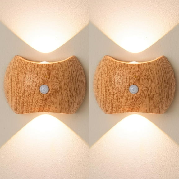LED Wireless Wall Light Modern Wall Lamp Indoor 2700K/4500K/6500K Dimmings Wall Sconce with Motion Sensor Wall Lighting USB Rechargeable for Living Room Bedroom Hallways