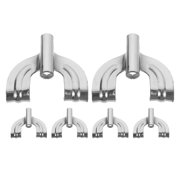 ELAYARD Set of 6 Metal Percussion Hook Drum Mounts Outdoor Drum Hardware Accessories