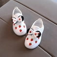 thumbnail image 4 of AOOCHASLIY Black and Friday Kids Shoes Spring Children LED Light Up Girls Bow Strawberry Baby Casual Luminous Shoes, 4 of 5