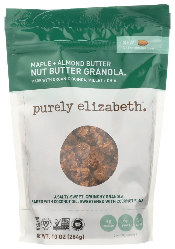Purely Elizabeth Maple + Almond Butter Granola , 10 OZ