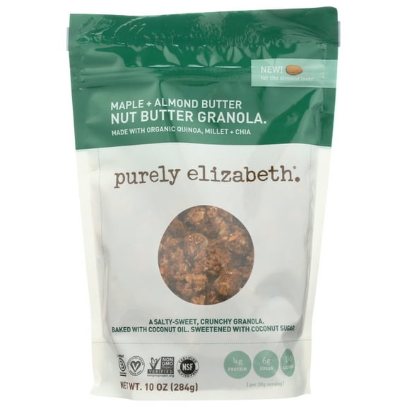 Purely Elizabeth Maple   Almond Butter Granola , 10 OZ