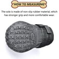 thumbnail image 4 of Dog Boots,Waterproof Dog Shoes,Dog Booties With Reflective Rugged Anti-Slip Sole And Skid-Proof,Outdoor Dog Shoes For Medium Dogs 4Pcs, 4 of 4