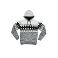 thumbnail image 4 of X RAY Men's Colorblocked Pattern Hooded Sweater - Casual Pullover Long Sleeve Hoodie Sweatshirt, 4 of 5