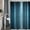 Blue, variant on Small Stall Shower Curtain 36 x 72, Half Narrow Brown Fabric Shower Curtain Set with Hooks, Cool Glass Texture and Vintage Stripe Art Waterproof Shower Curtains for Brown Bathroom Decor