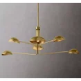 thumbnail image 3 of AESTHETIC VINTAGE COLLECTION Six-Arm Brass Sputnik Chandelier Light Fixture Mid Century Brass New Chandelier For Home Decor, 3 of 4