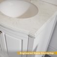 thumbnail image 3 of 60" Fully Assembled Double Sink Bathroom Vanity with Engineered Stone Top, Ceramic Sink, Hand Paint, 3 of 11