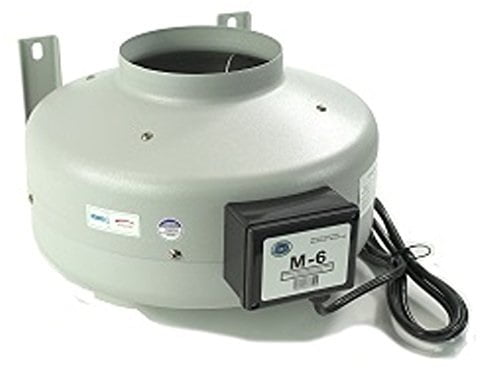 Tjernlund M-6 Inline Duct Booster Fan Hydroponic Blower Heat Air Conditioning V 