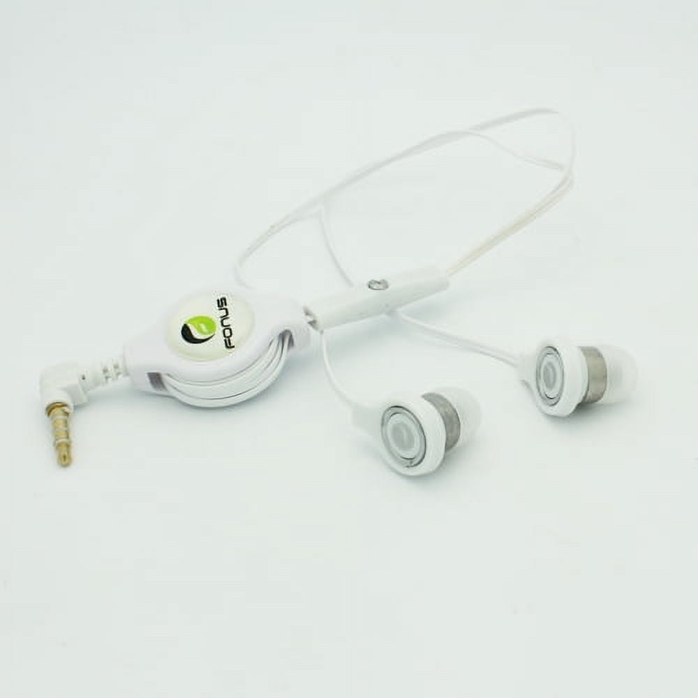 Retractable Earphones Headphones for Motorola Moto G 5G (2022)/Moto G 5G (2023)/Moto 5G (2024)/Moto 5G (2025) - Hands-free Headset Handsfree Earbuds Earpieces Microphone
