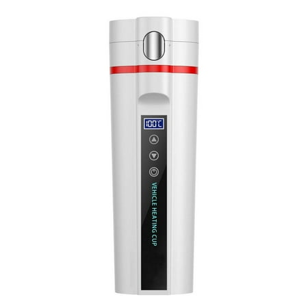 

Electric Tea Cup For Car|Car Heating Thermos Cup|450ml Smart Temperature Control Travel Coffee Mug 304 Stainless Steel Liner Quick Heating