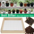 thumbnail image 1 of OUSITAID Soil Sifter Lightweight Wood Sifter for Rocks Multifunctional Hand Held Garden Dirt Sifter with Sifting Screen, 1 of 9