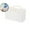 White, variant on Plastic Storage Basket for Home - White Rectangular Organizer with Handles - Multipurpose Bathroom, Bedroom & Desktop Storage Bin
