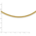 thumbnail image 3 of 14K Yellow Gold 3mm Lightweight Omega Necklace (18 X 3) Made In Italy odl3-18, 3 of 5