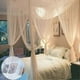 thumbnail image 1 of Mosquito Net For Bed, 4-sided Hanging Insect Protection With Universal Fit, Breathable Square Canopy White, 1 of 5